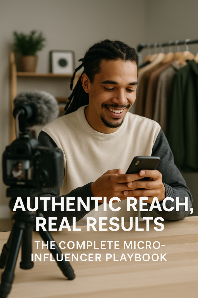 Micro-Influencer making content