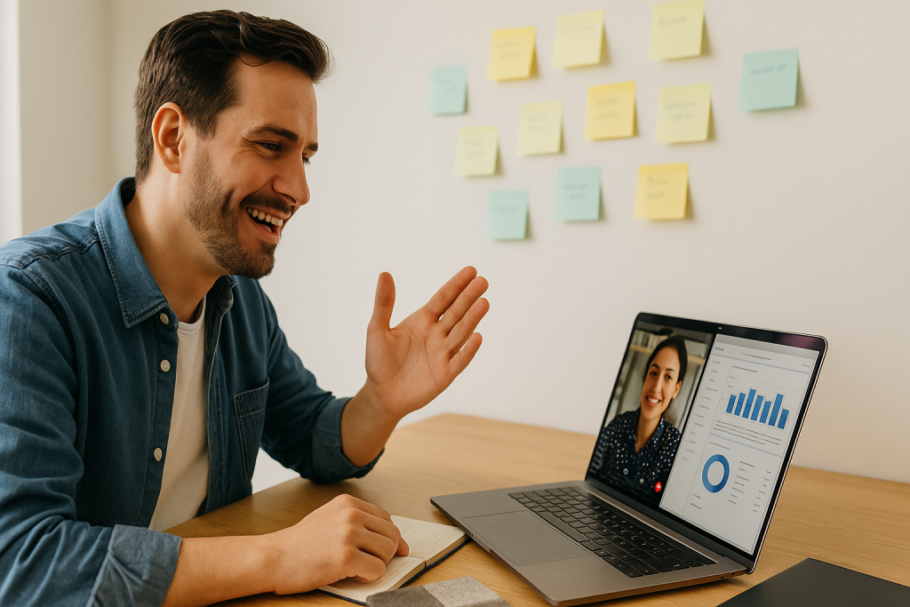 Voice call with influencer
