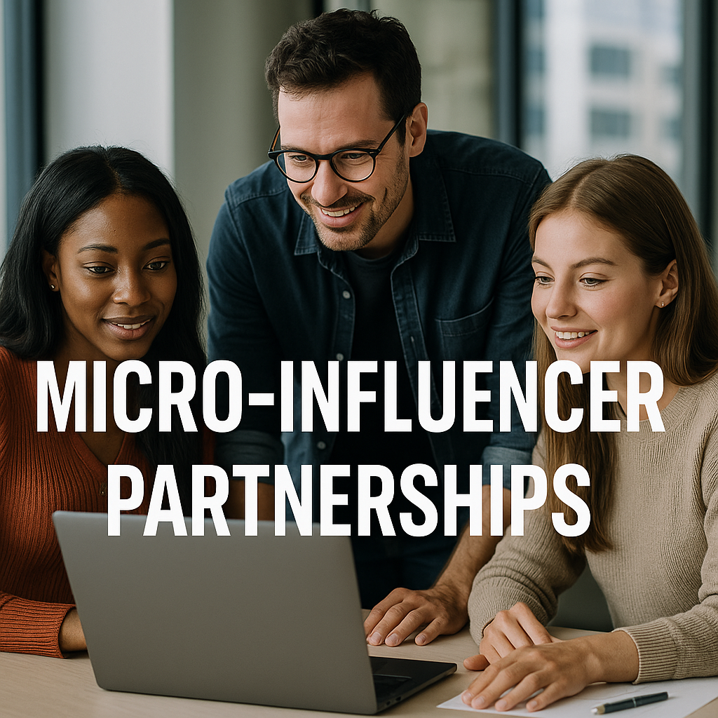 startup team looking for microinfluencers