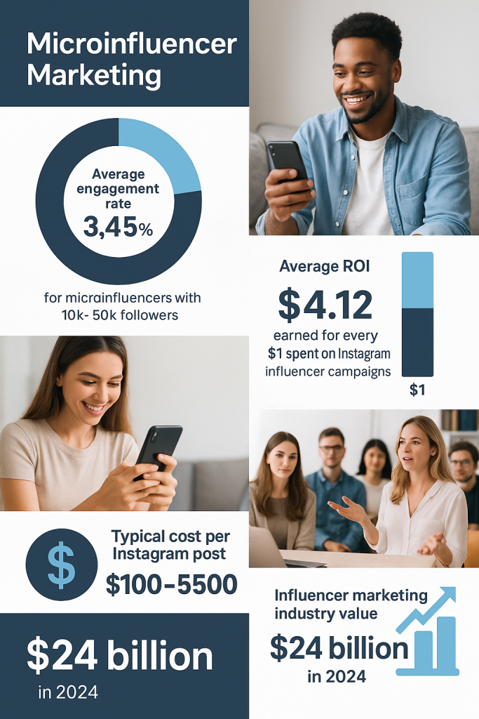 microinfluencer marketiing infographic